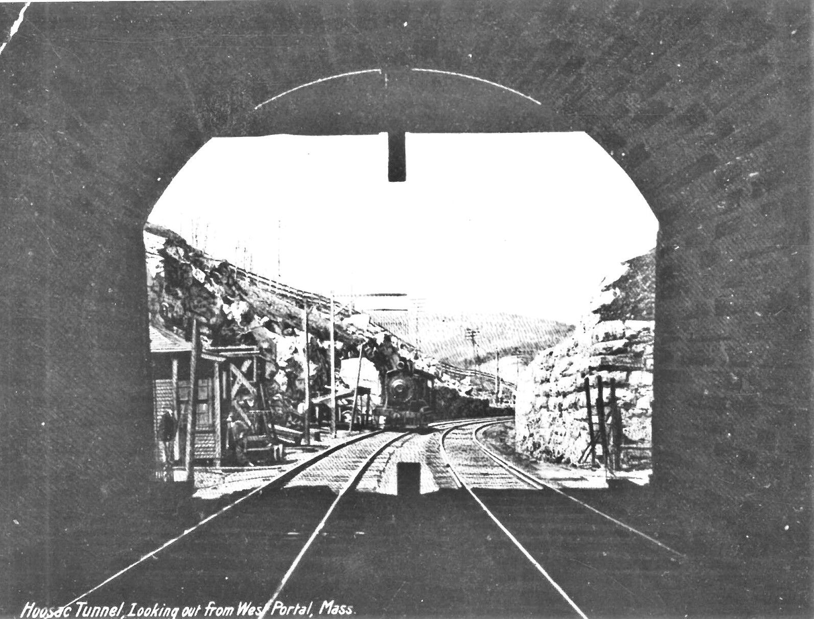 Looking out of the west portal